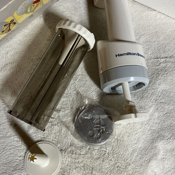 Hamilton Beach 80080 Cordless Cookie Press Dessert & Food Decorator New Open Box - Picture 5 of 9